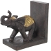 Kirjatuki Alexandra House Living Brun Akryl Plast Melamin Elefant 36 x 15 x 10 cm 2 Deler