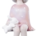 Deko-Figur Alexandra House Living Rosa Kunststoff Hase Ohren 11 x 15 x 31 cm