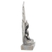 Statua Decorativa Alexandra House Living Marrone Argentato Acrilico Plastica Melammina Buddha 15 x 7 x 27 cm