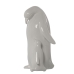 Decoratieve figuren Alexandra House Living Wit Keramisch Pinguïn 18 x 18 x 31 cm