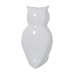 Decorative Figure Alexandra House Living White Golden Ceramic Owl 16 x 16 x 27 cm