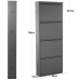 Shoe Rack Alexandra House Living Grey 50 x 136 x 15 cm 4 drawers