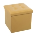 Puff Alexandra House Living Gold Polyskin 38 x 38 x 38 cm Biegsam