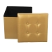 Puff Alexandra House Living Gold Polyskin 38 x 38 x 38 cm Biegsam