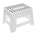 Folding Stool Alexandra House Living White 32 x 22 x 25 cm