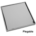 Puff Smontabile Alexandra House Living Grigio Ecopelle 45 x 45 x 45 cm