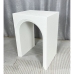 Masa laterală Romimex Alb Lemn MDF 40 x 55 x 30 cm