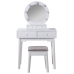 Coiffeuse Alexandra House Living Blanc Bois 36 x 45 x 28 cm