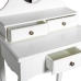 Coiffeuse Alexandra House Living Blanc Bois 60 x 136 x 40 cm