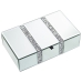 Guarda-Joias Alexandra House Living Cinzento Cristal Espelho 21 x 6 x 13 cm