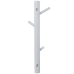 Wall mounted coat hanger Alexandra House Living White Wood Rubber wood 13 x 9 x 50 cm