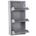 Shoe Rack Alexandra House Living Grey 50 x 103 x 15 cm 3 drawers