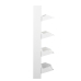 Shoe Rack Alexandra House Living White 50 x 136 x 15 cm 4 drawers