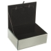 Caja-Joyero Alexandra House Living Gris Cristal Espejo 15 x 8 x 20 cm