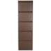 Schoenenrek Alexandra House Living Bruin 50 x 170 x 15 cm 5 lades