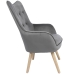 Fauteuil Alexandra House Living Gris 65 x 99 x 71 cm