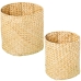 Korbsatz Alexandra House Living 34789 Beige korb Rattan Naturfaser (2 Stück)