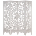 Folding screen Alexandra House Living White Wood 160 x 2,4 x 180 cm