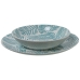 Assiettes Alexandra House Living Bleu Porcelaine 27 x 1 x 27 cm