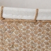 Conjunto de Cestos Alexandra House Living 03825 Branco Castanho vime Rotim Fibra natural (2 Unidades)