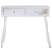 Console Alexandra House Living White Golden Wood 90 x 78 x 30 cm