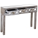 Console Alexandra House Living Transparent Doré Bois 110 x 80 x 25 cm