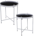 Set of 2 tables Alexandra House Living Valkoinen