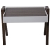 Set of 3 tables Alexandra House Living Brown Black