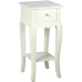 Tavolo aggiuntivo Alexandra House Living Bianco Legno 35 x 77 x 35 cm