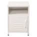 Comodino Alexandra House Living Bianco Metallo 35 x 51 x 35 cm