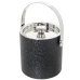 Balde de Gelo Alexandra House Living Preto Cinzento Metal 15 x 16 x 15 cm