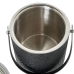 Ice Bucket Alexandra House Living Black Grey Metal 15 x 16 x 15 cm