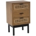 Nightstand Alexandra House Living Brown Black Wood 40 x 65 x 30 cm