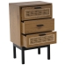 Nightstand Alexandra House Living Brown Black Wood 40 x 65 x 30 cm