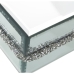 Boîte à bijoux Alexandra House Living Gris Verre Miroir 15 x 6 x 15 cm