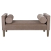 Foot-of-bed Bench Alexandra House Living Crem Lemn 113 x 52 x 53 cm