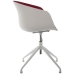 Office Chair Alexandra House Living White Red Rotating