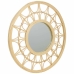 Wall mirror Alexandra House Living Natural 56 x 2 x 56 cm Circle