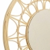 Wall mirror Alexandra House Living Natural 56 x 2 x 56 cm Circle