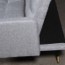 Sofabed Alexandra House Living Grey 193 x 83 x 75 cm