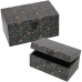 Set of decorative boxes Alexandra House Living Grey Wood 2 Pieces