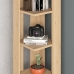 Corner Shelves Alexandra House Living Oak Wood MDP 33 x 161 x 33 cm 5 Shelves