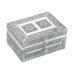 Smyckeskrin Alexandra House Living Silvrig Metall 18 x 9 x 13 cm