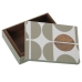 Scatola-Portagioie Alexandra House Living Marrone Grigio Plastica 18 x 6 x 13 cm