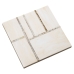 Sottobicchieri Alexandra House Living Multicolore Legno 10 x 1 x 10 cm 4 Pezzi