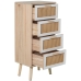 Ladenkast Alexandra House Living Wit Bruin Hout 40 x 91 x 30 cm