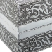 Caja-Joyero Alexandra House Living Plateado Metal 38 x 8 x 20 cm