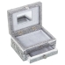 Caja-Joyero Alexandra House Living Plateado Metal 18 x 9 x 13 cm