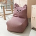 Puff Alexandra House Living Violetta Acrilico Plastica Melammina Gatto 43 x 52 x 50 cm