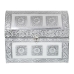 Guarda-Joias Alexandra House Living Prateado Metal 25 x 18 x 15 cm